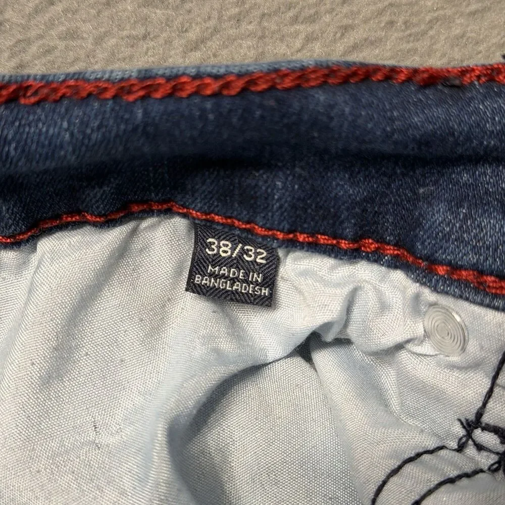 Jachs New York Tribeca Jeans Men’s 38x32 Blue Stretch Denim Straight Leg Pants